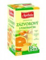 BIO čaj Apotheke - zázvorový s pomarančom